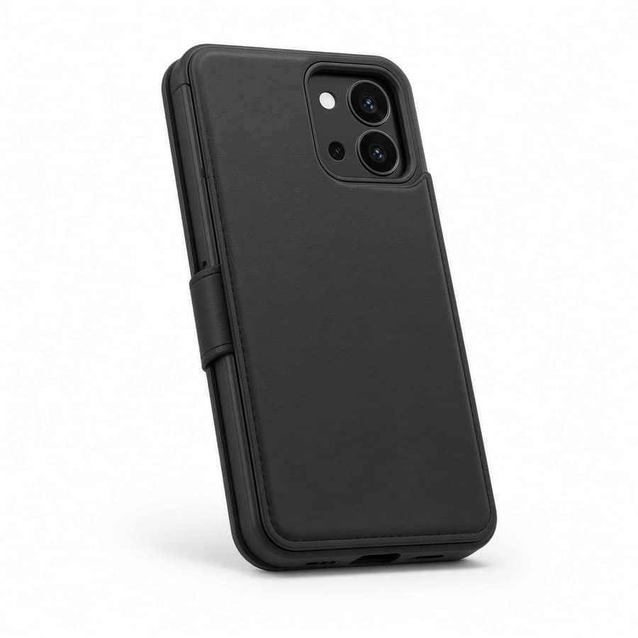 PulseCase Wallet Flip Case for Google Pixel 8 Midnight Black